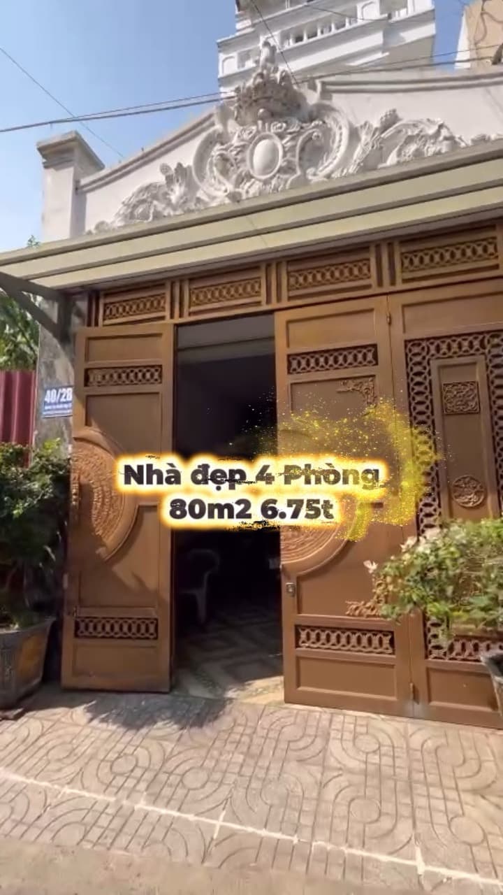 Nhà Tân Chánh Hiệp 25 4 Phòng Mặt tiền Nhựa Xe Hơi Giảm 200tr